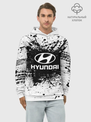 Худи мужской база хлопок / Hyundai