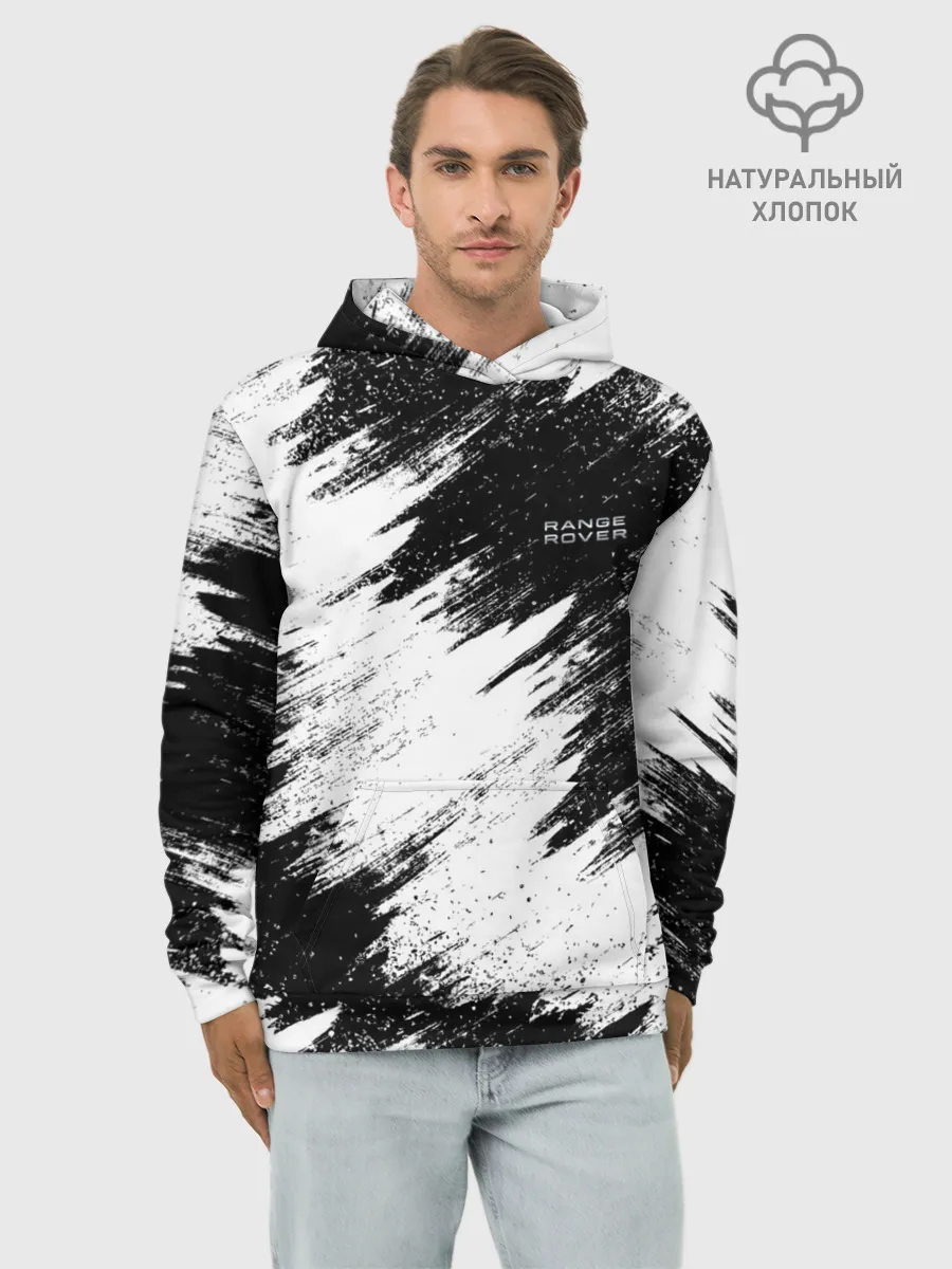 Худи мужской база хлопок / Range Rover