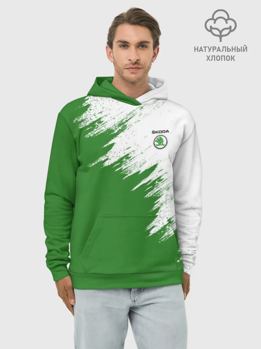 Худи мужской база хлопок / Skoda