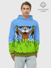 Худи мужской база хлопок / Duck Hunt