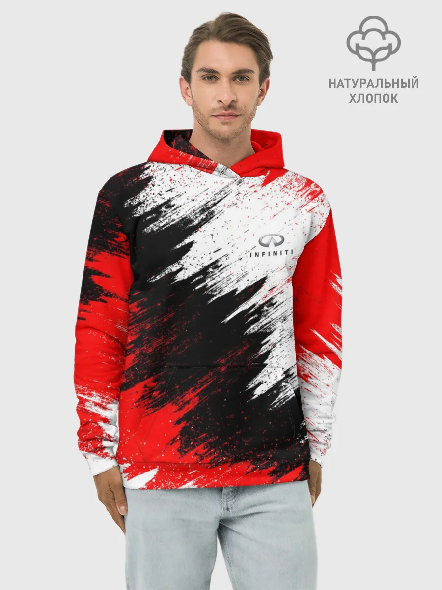 Худи мужской база хлопок / INFINITI