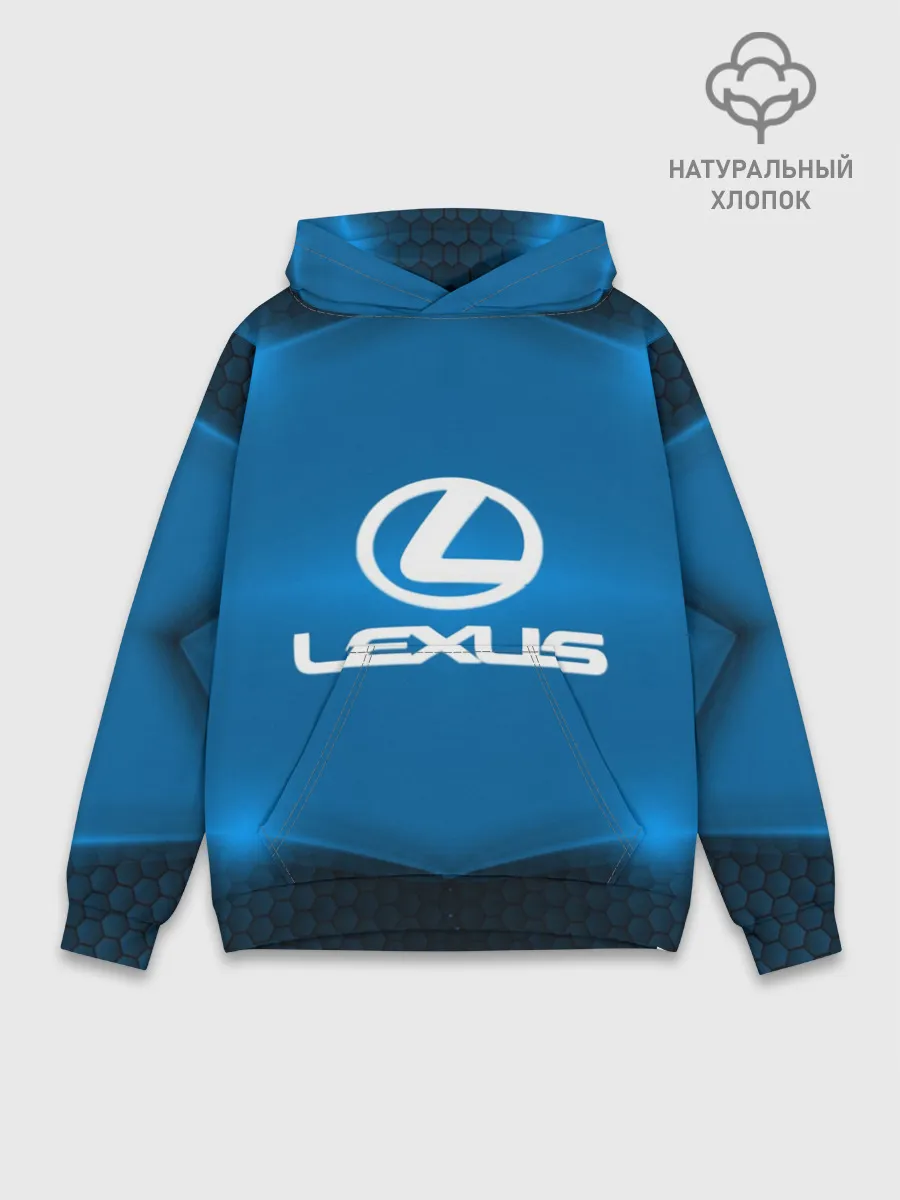 Худи мужской база хлопок / Lexus SPORT