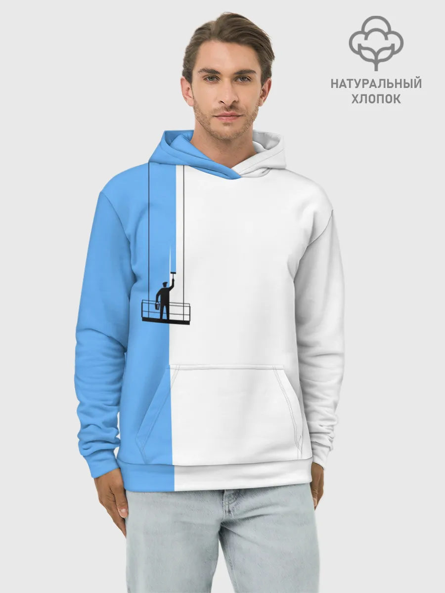 Худи мужской база хлопок / Маляр