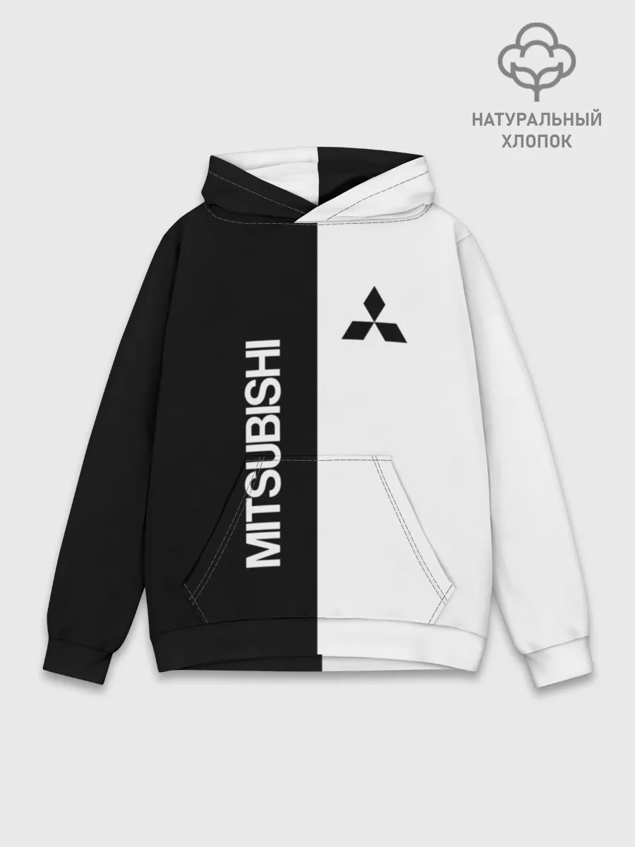 Худи мужской база хлопок / Mitsubishi