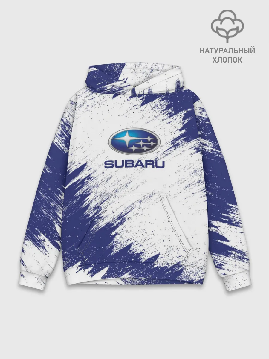 Худи мужской база хлопок / Subaru