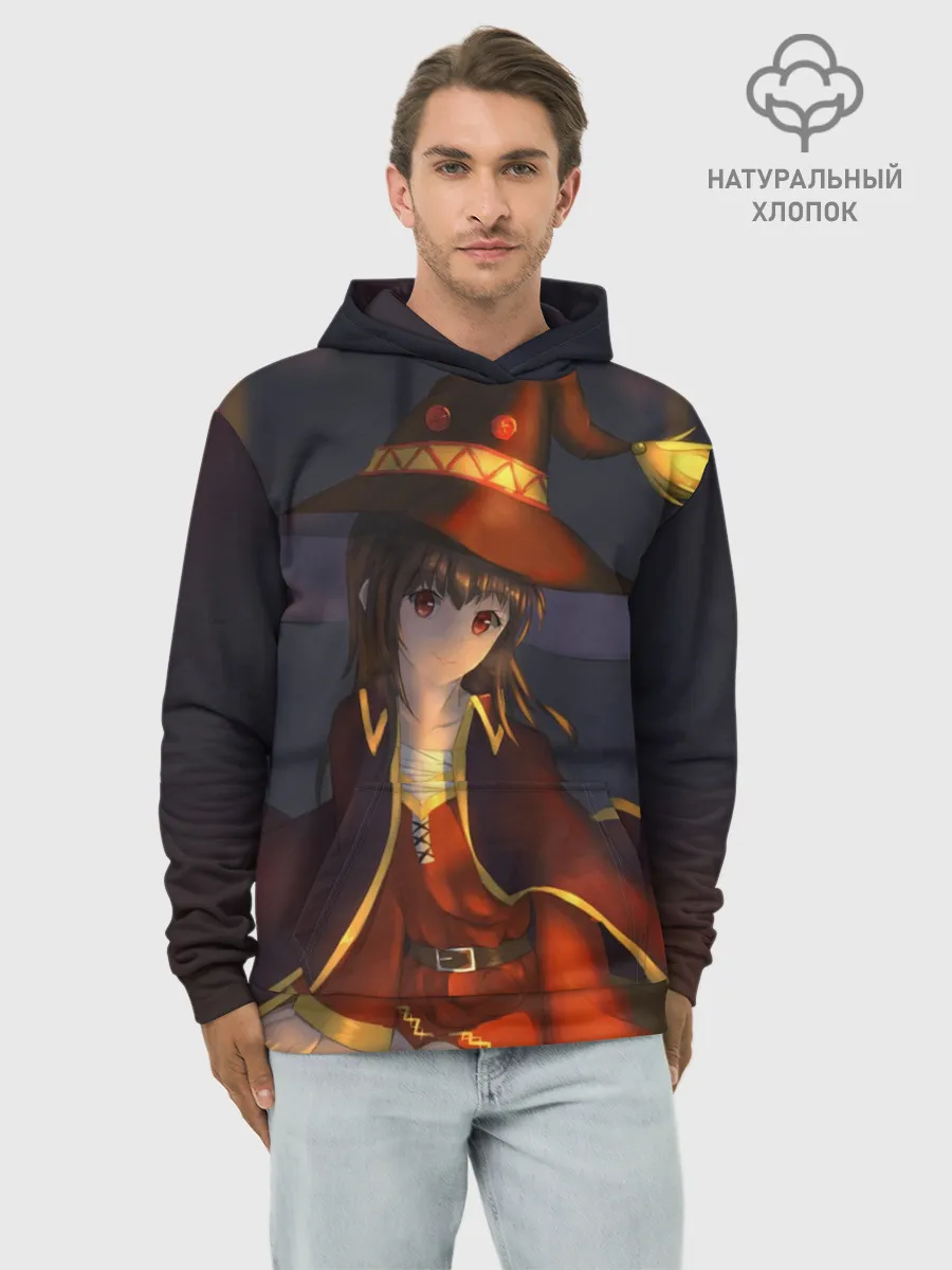 Худи мужской база хлопок / Megumin ночная