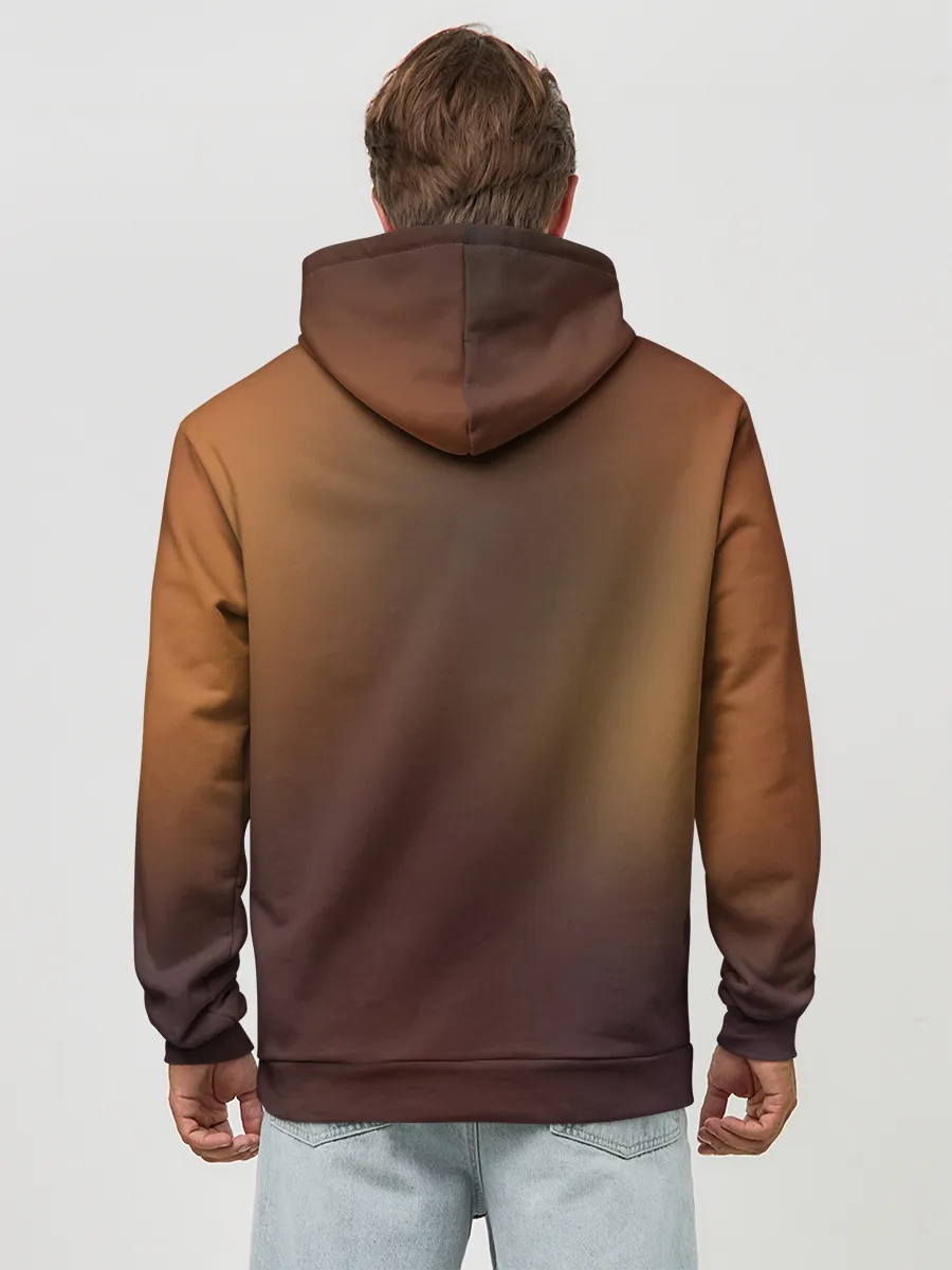 Худи мужской база хлопок / Этот замечательный мир!