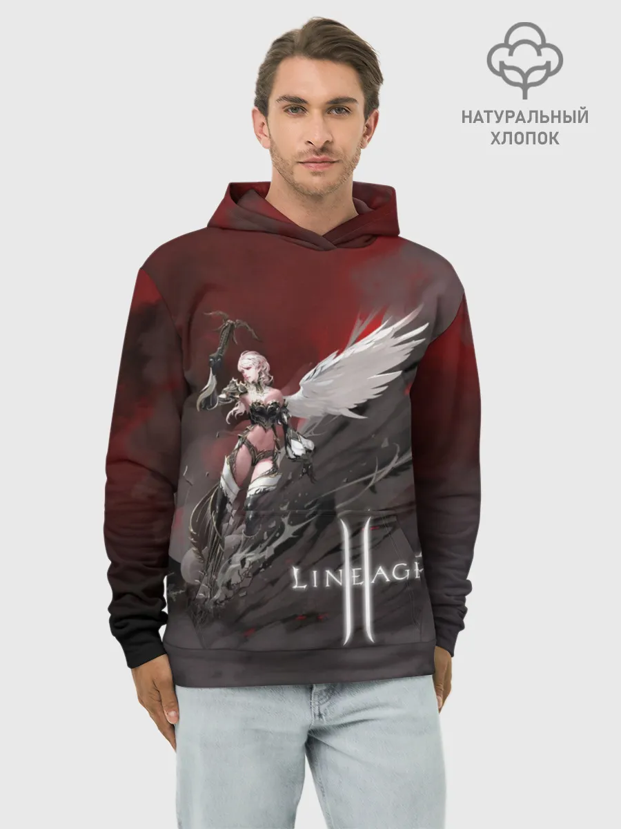 Худи мужской база хлопок / Angel