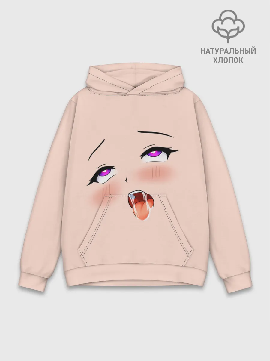 Худи мужской база хлопок / Ahegao pick
