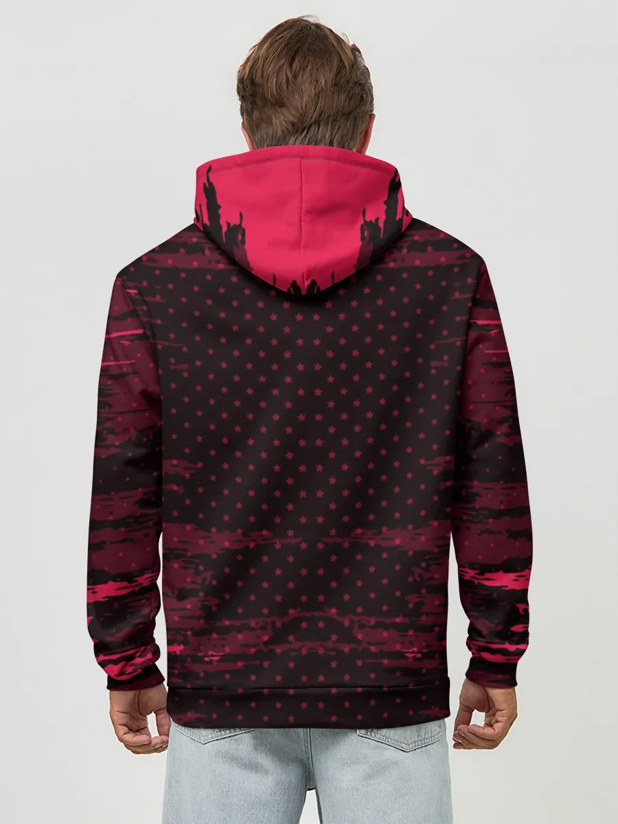 Худи мужской база хлопок / Bayern abstract collection