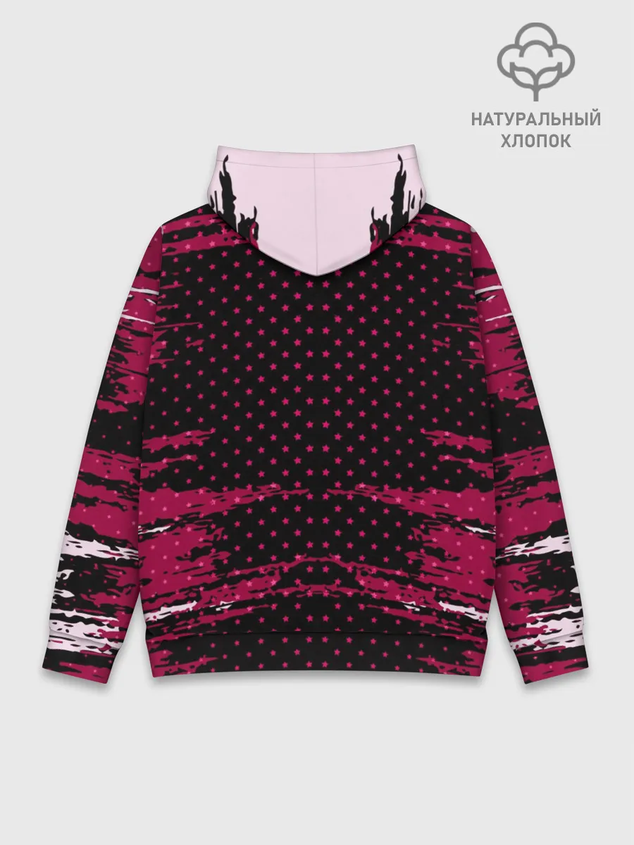 Худи мужской база хлопок / Barcelona abstract collection