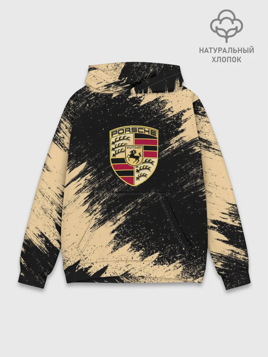 Худи мужской база хлопок / Porsche