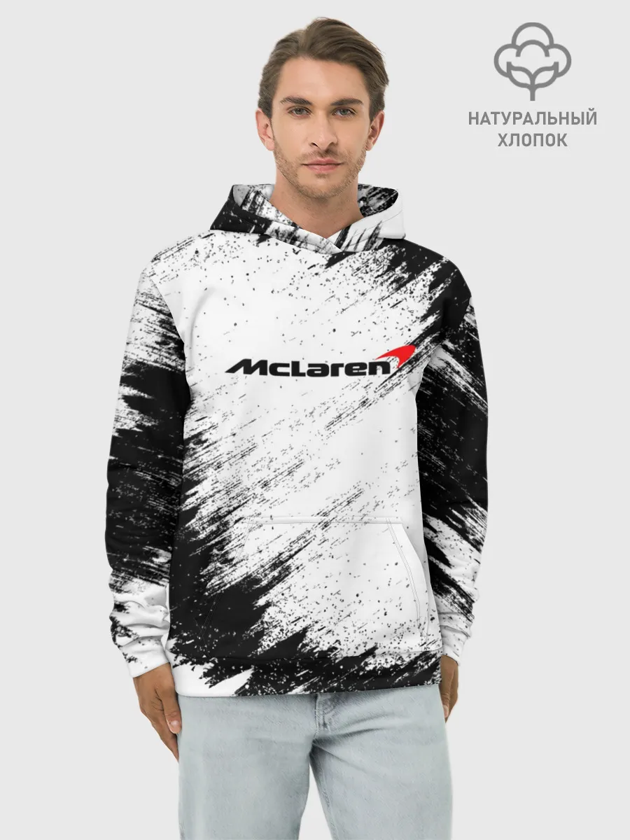 Худи мужской база хлопок / McLaren