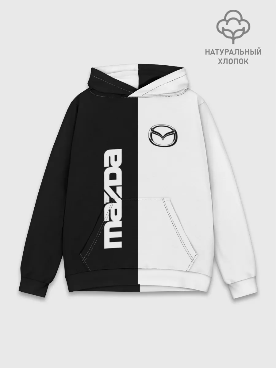 Худи мужской база хлопок / Mazda