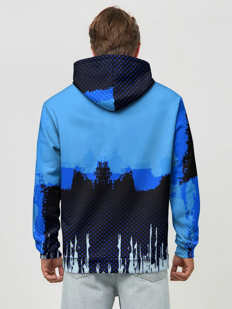 Худи мужской база хлопок / KIA SPORT COLOR