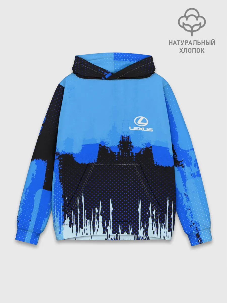 Худи мужской база хлопок / Lexus SPORT COLOR