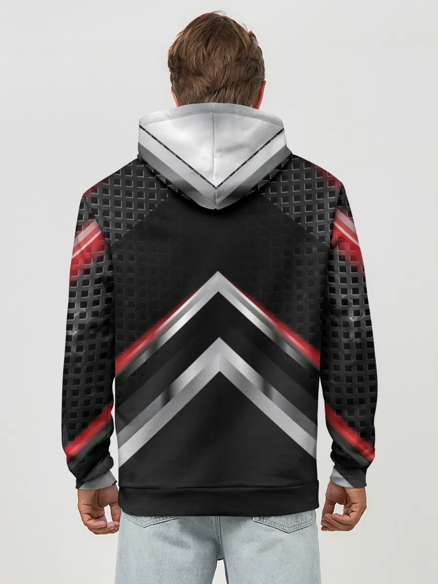 Худи мужской база хлопок / Lexus abstract line