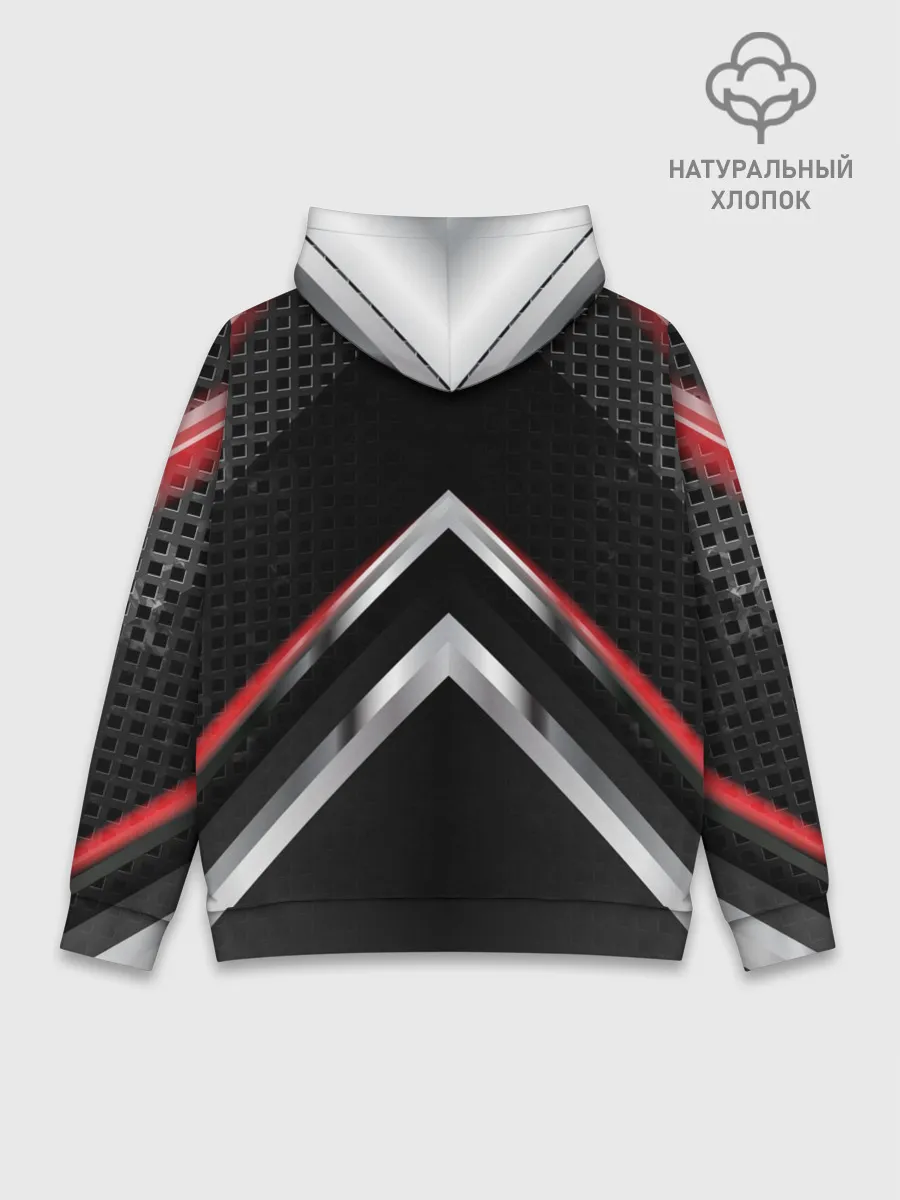 Худи мужской база хлопок / Lexus abstract line