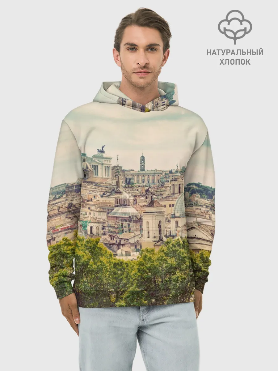Худи мужской база хлопок / Рим