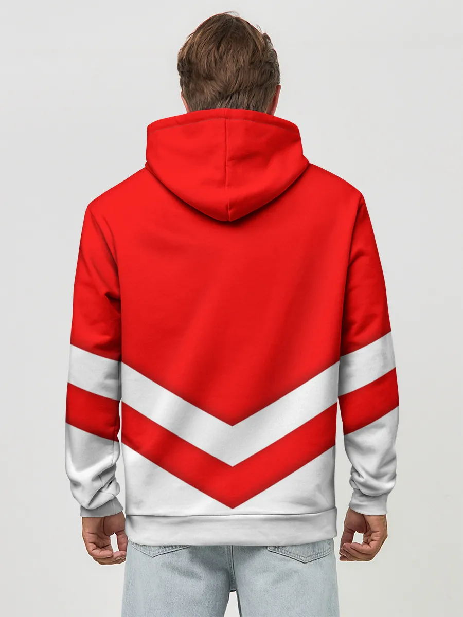 Худи мужской база хлопок / Звезды и полосы