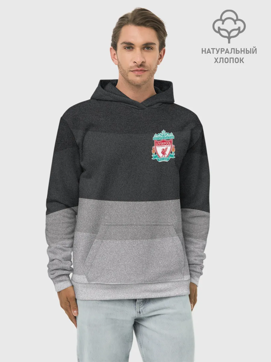Худи мужской база хлопок / Ливерпуль