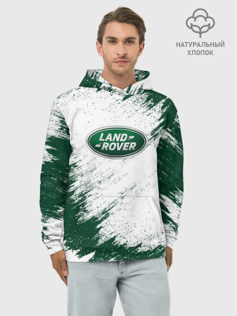 Худи мужской база хлопок / LAND ROVER