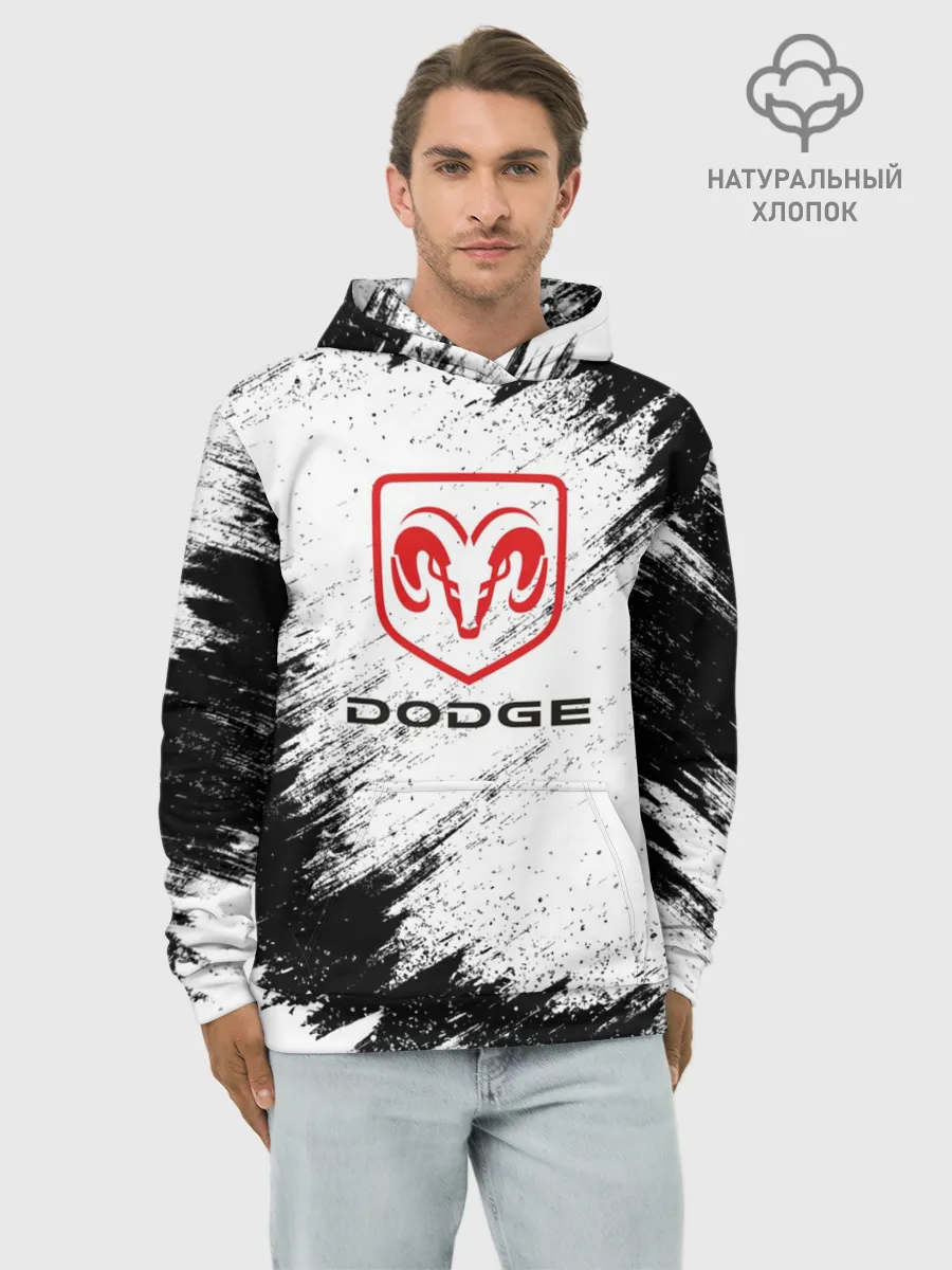 Худи мужской база хлопок / DODGE