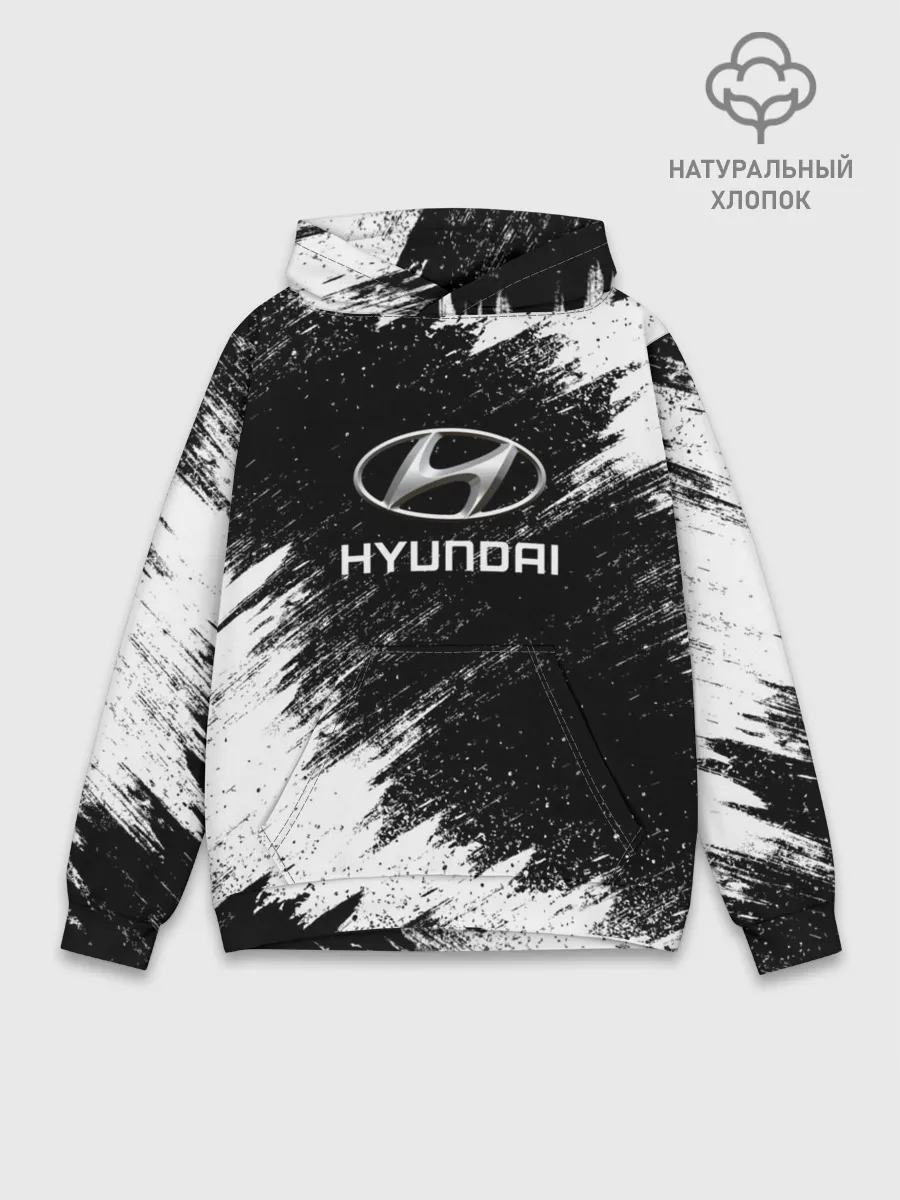 Худи мужской база хлопок / HYUNDAI