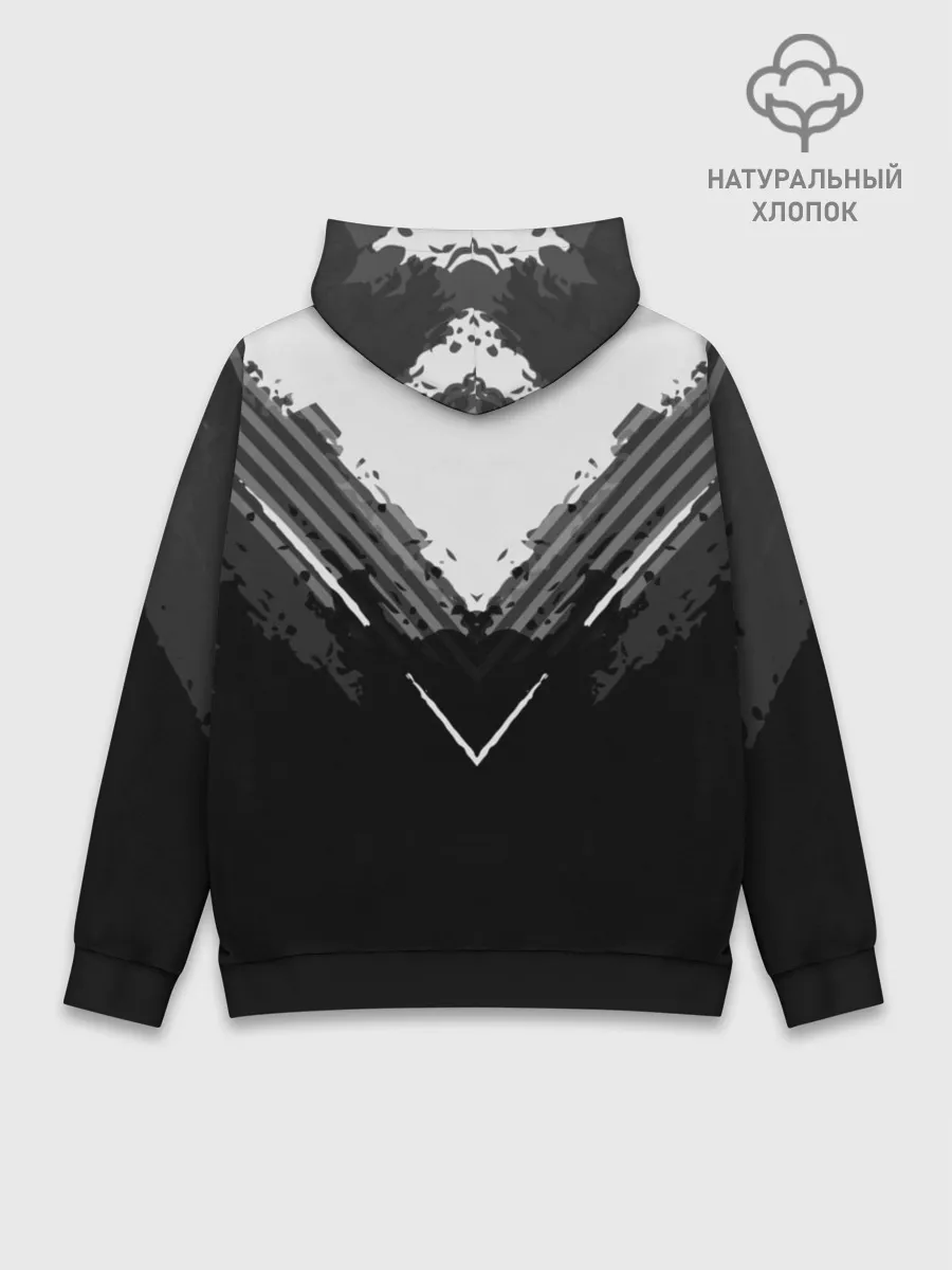 Худи мужской база хлопок / Barcelona abstract original