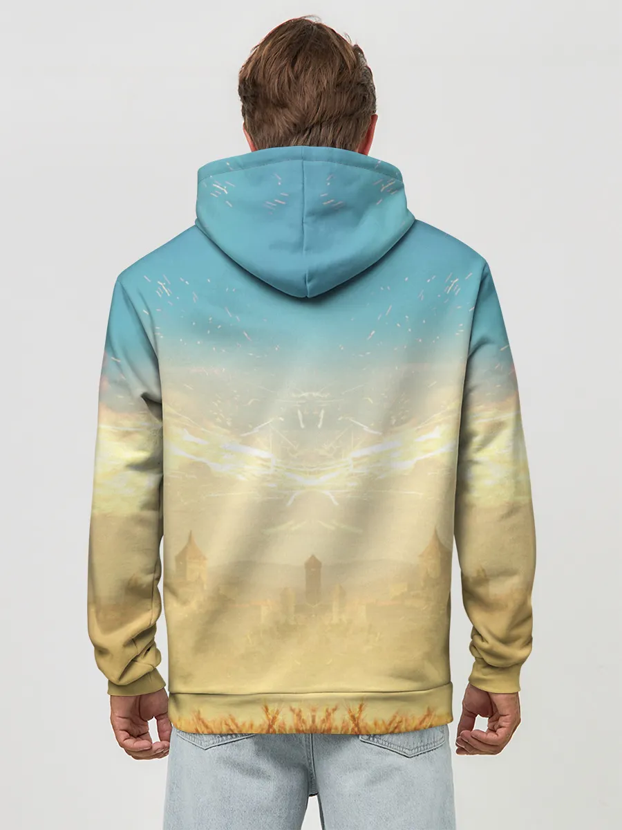 Худи мужской база хлопок / Ведьмак. Игни