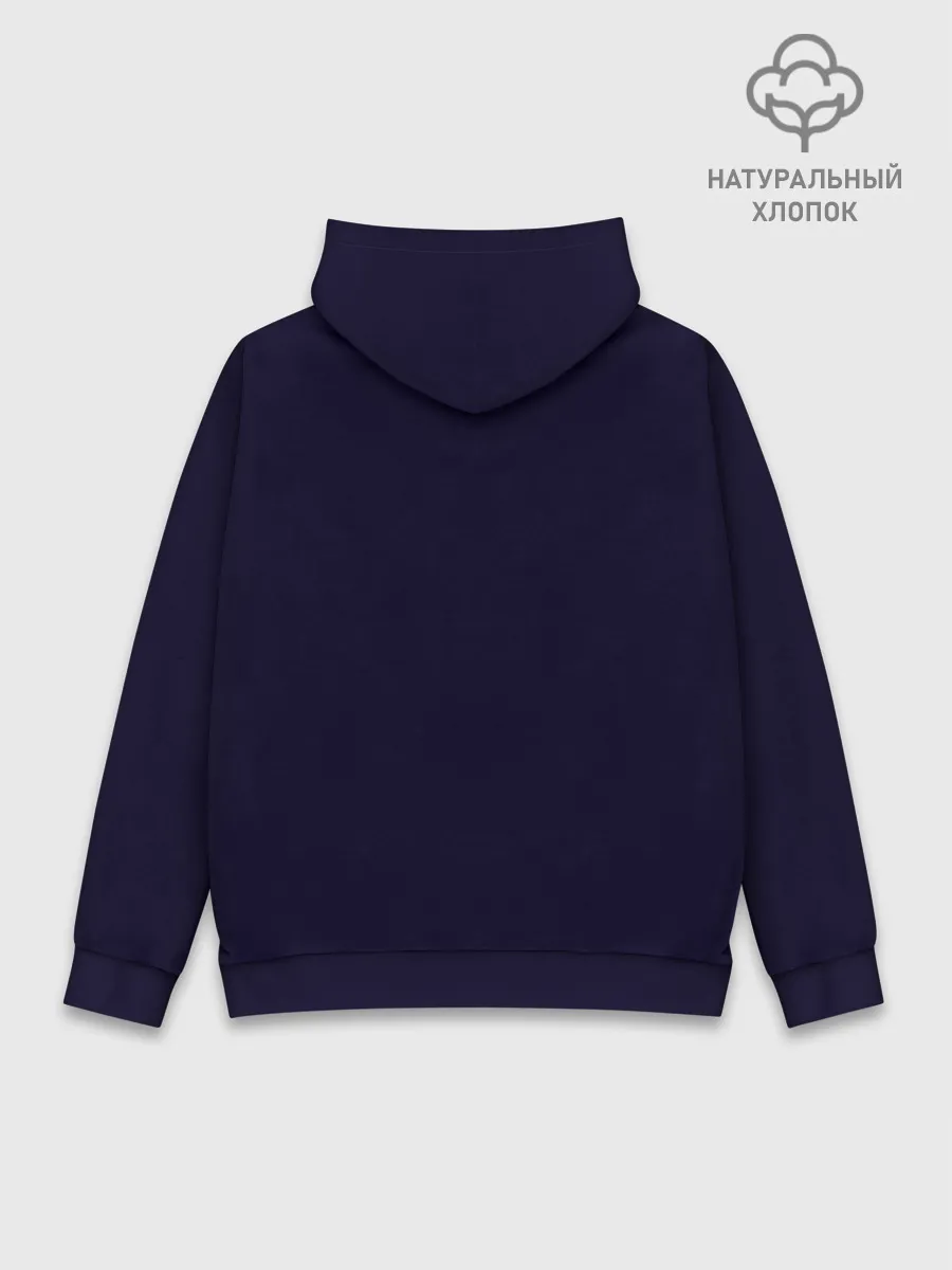 Худи мужской база хлопок / Лиса