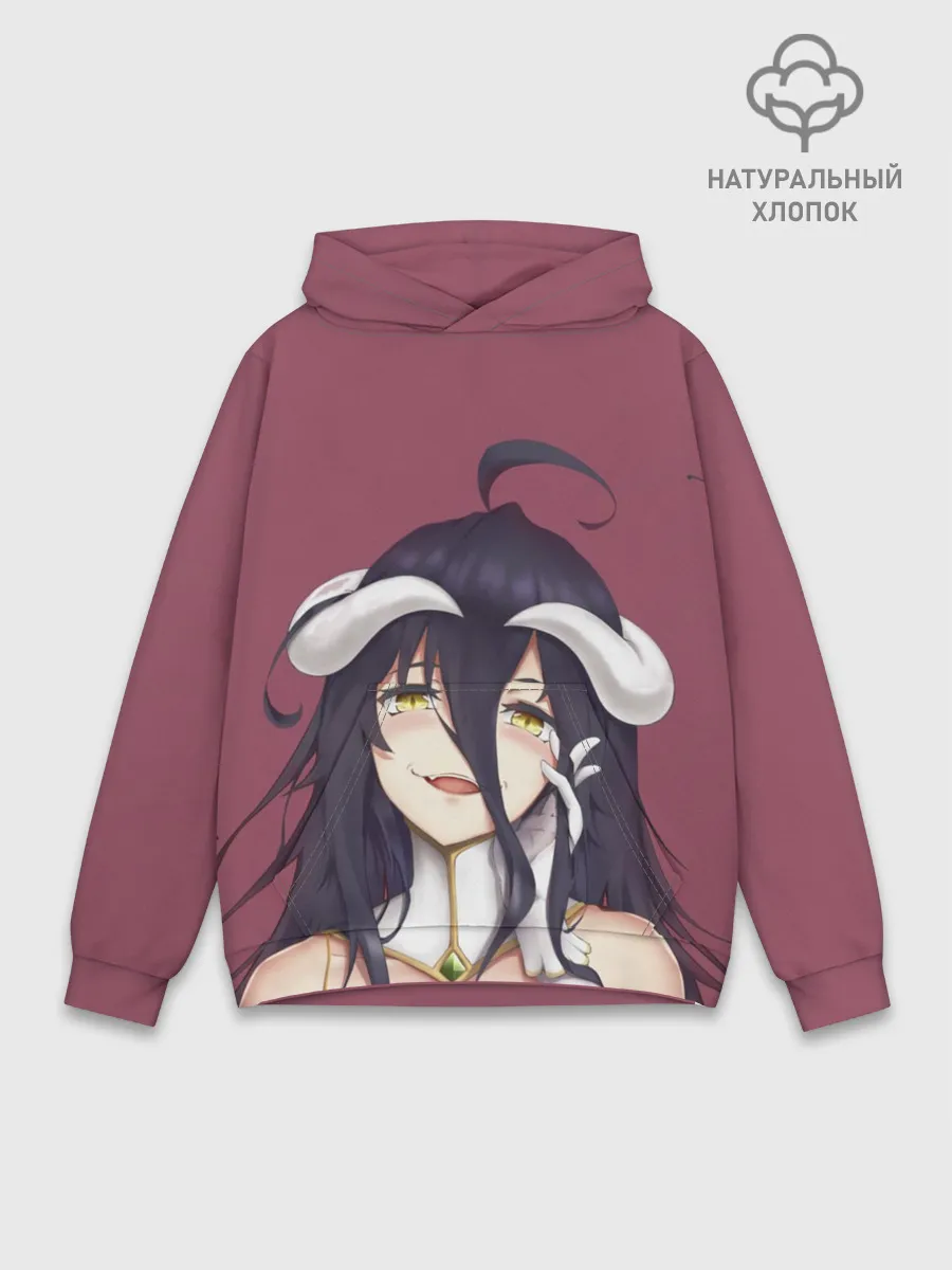 Худи мужской база хлопок / Albedo Overlord