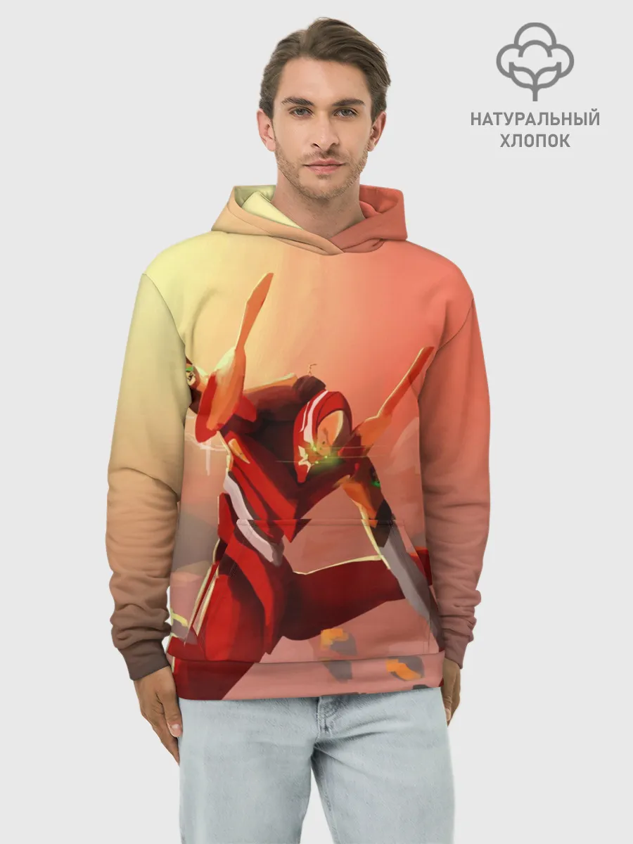 Худи мужской база хлопок / Asuka Langley Soryu