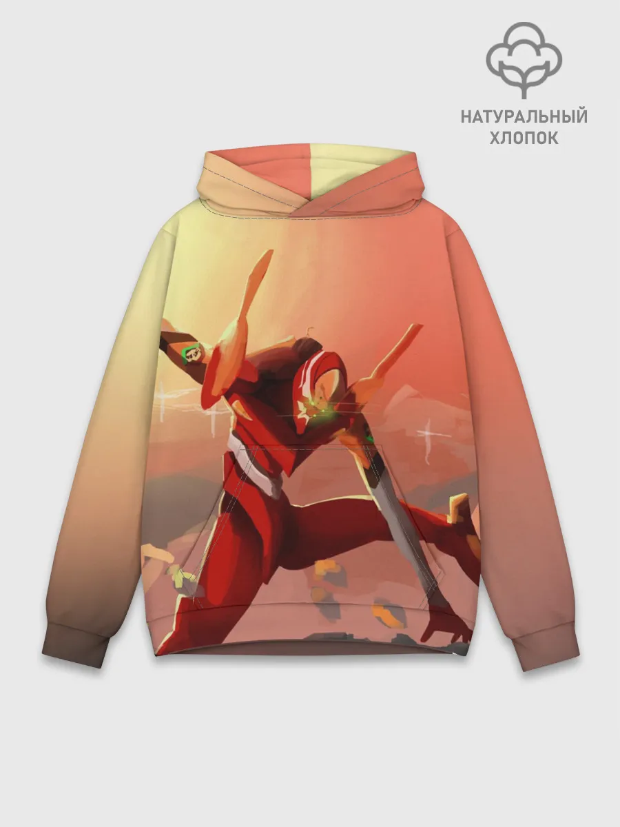 Худи мужской база хлопок / Asuka Langley Soryu