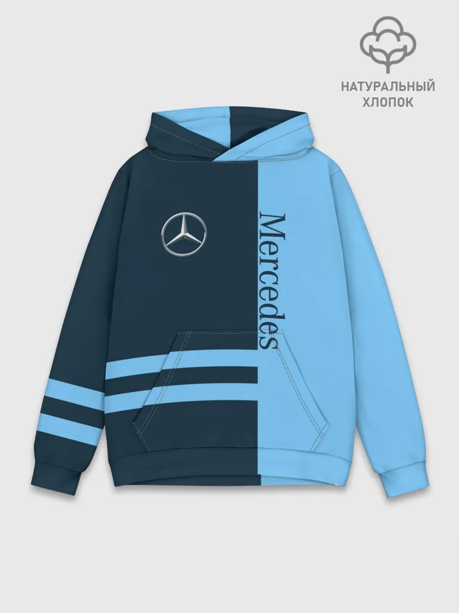Худи мужской база хлопок / Mercedes