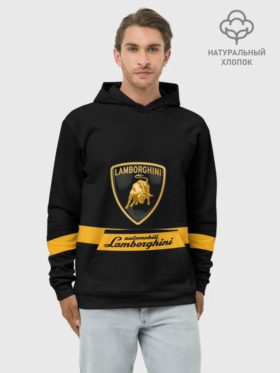 Худи мужской база хлопок / Lamborghini Automobili S.p.A.