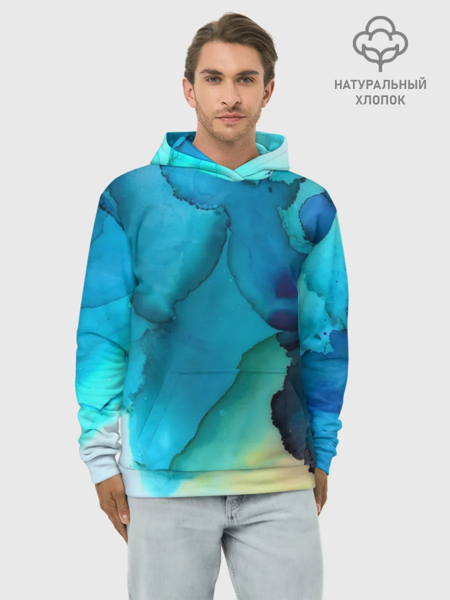 Худи мужской база хлопок / Акриловый