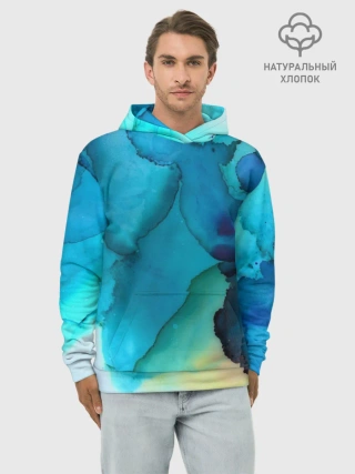 Худи мужской база хлопок / Акриловый