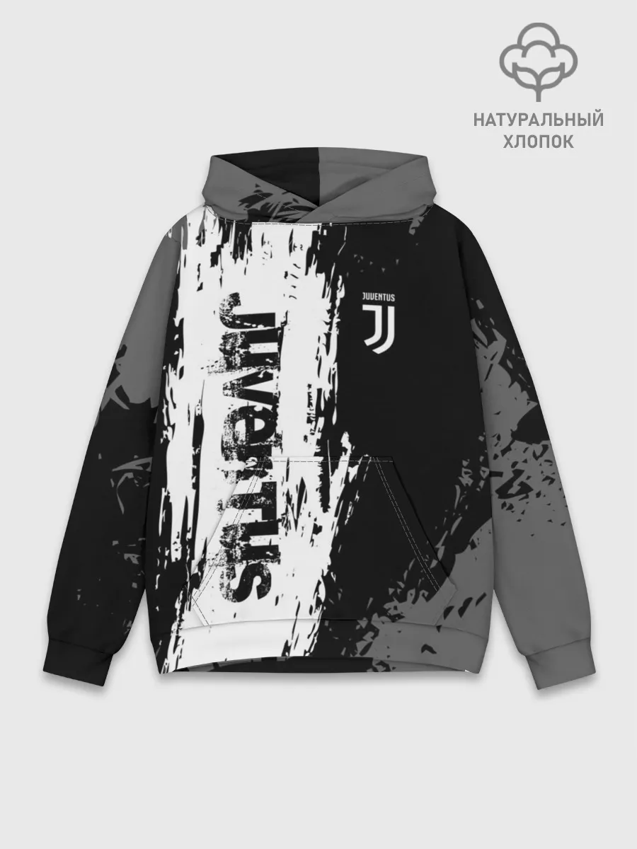 Худи мужской база хлопок / JUVENTUS / ЮВЕНТУС