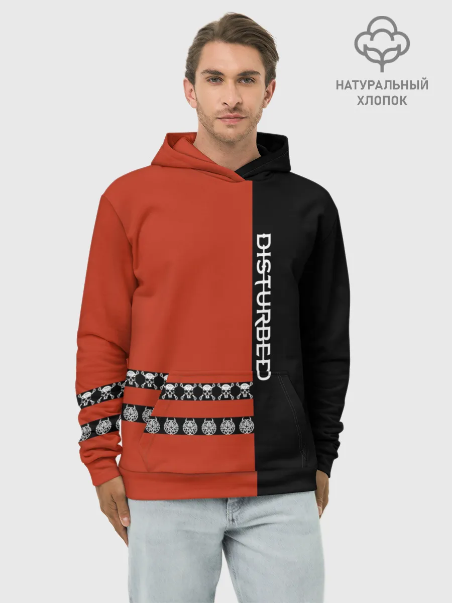 Худи мужской база хлопок / Disturbed