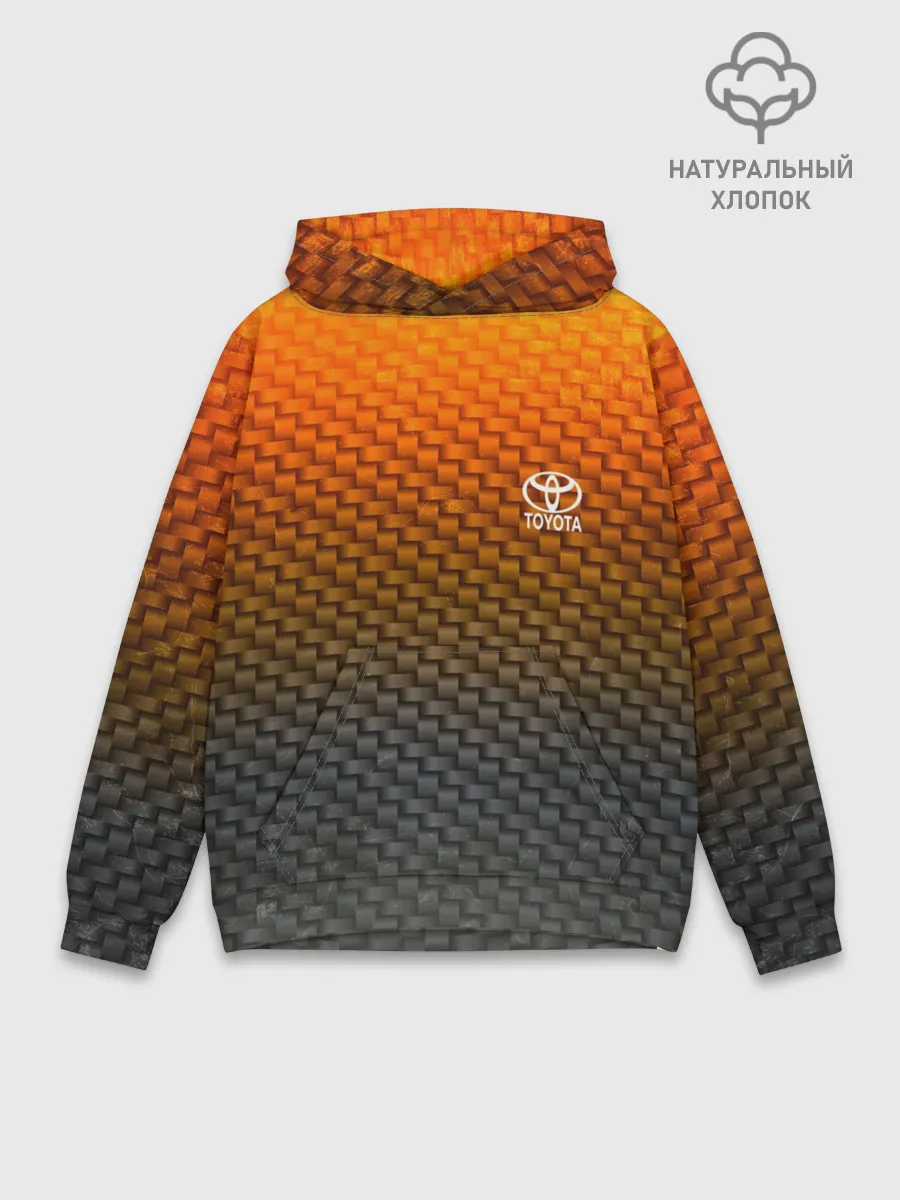 Худи мужской база хлопок / TOYOTA COLLECTION CARBON
