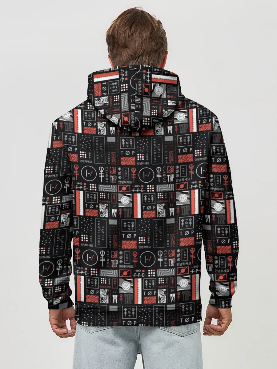 Худи мужской база хлопок / Twenty One Pilots