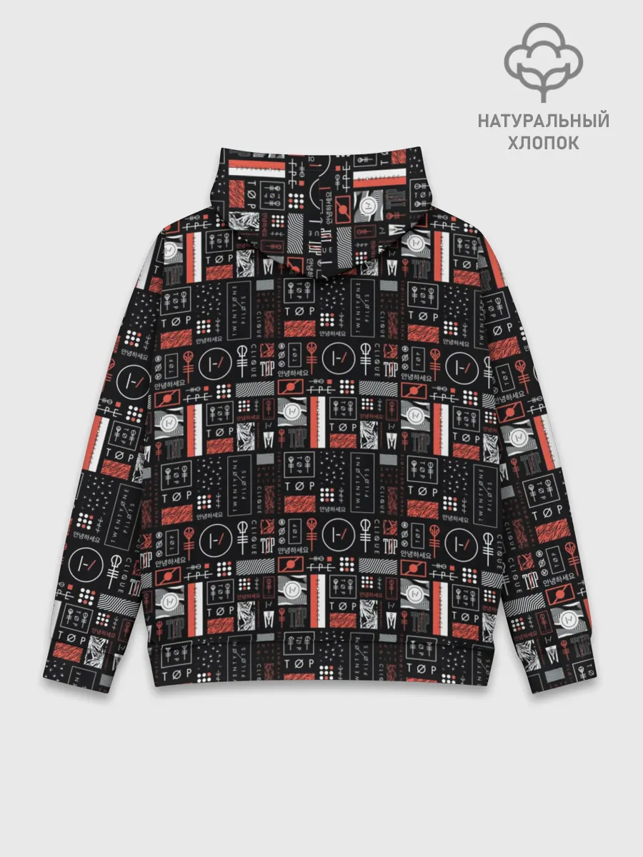 Худи мужской база хлопок / Twenty One Pilots