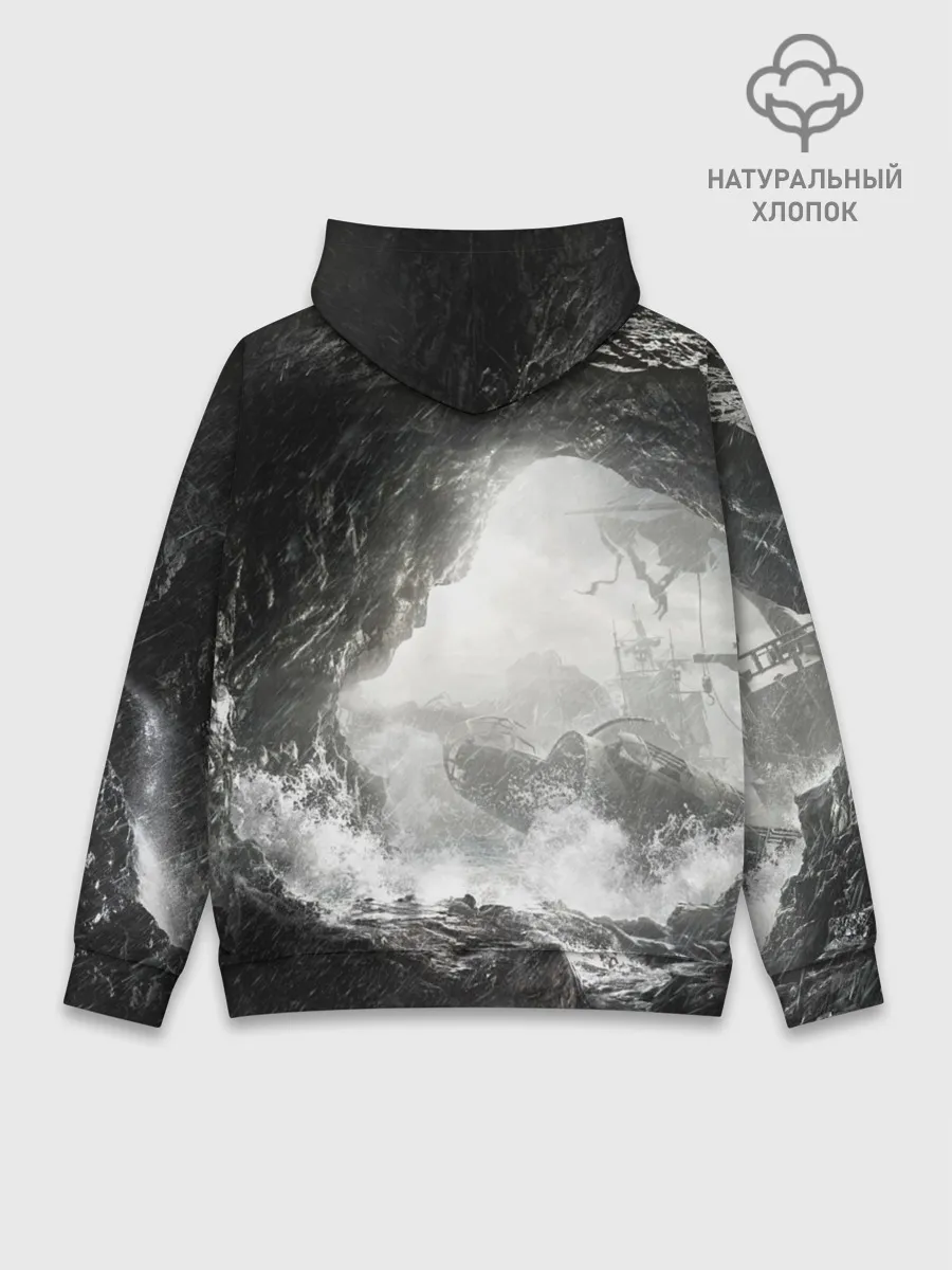 Худи мужской база хлопок / Tomb Raider