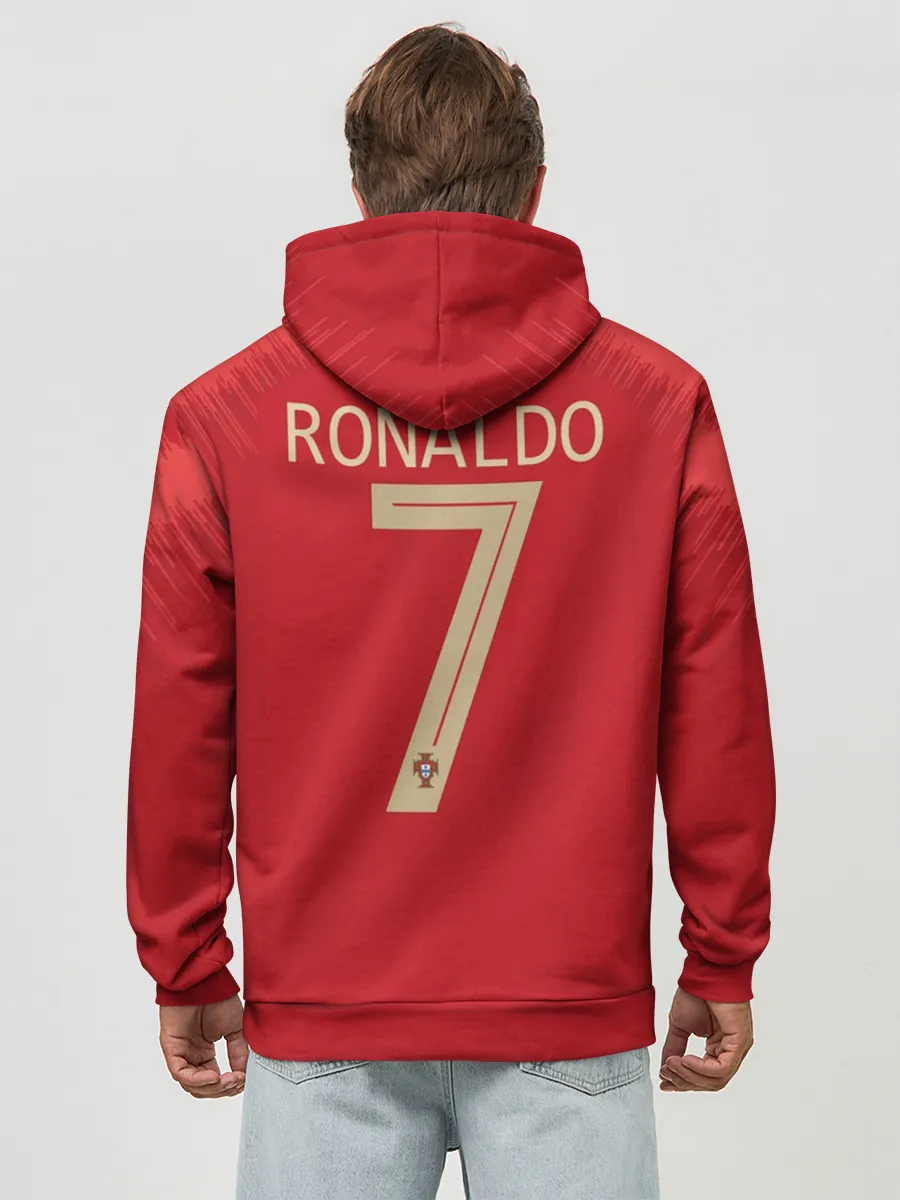 Худи мужской база хлопок / Роналду 2018 ЧМ