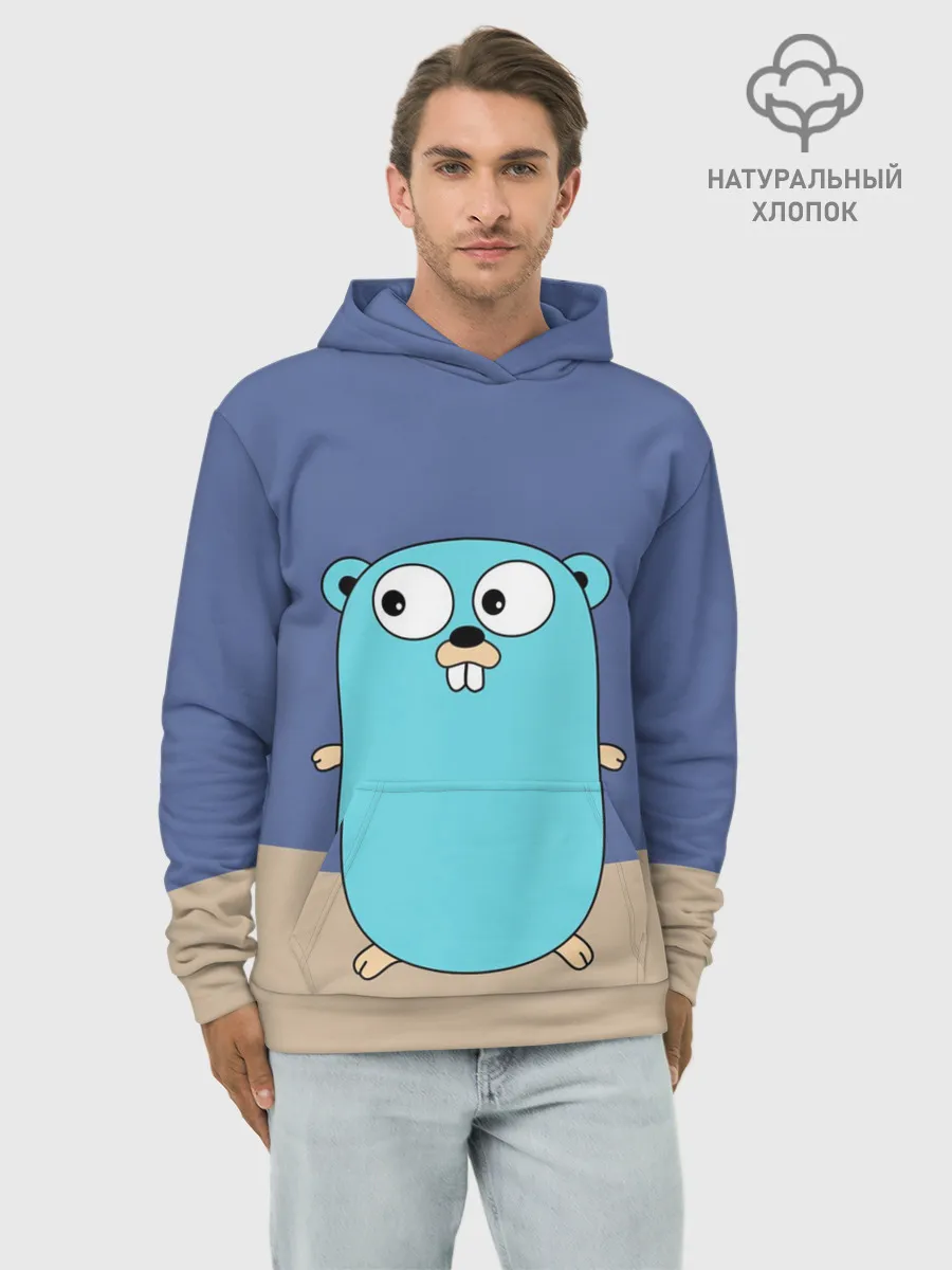 Худи мужской база хлопок / Golang
