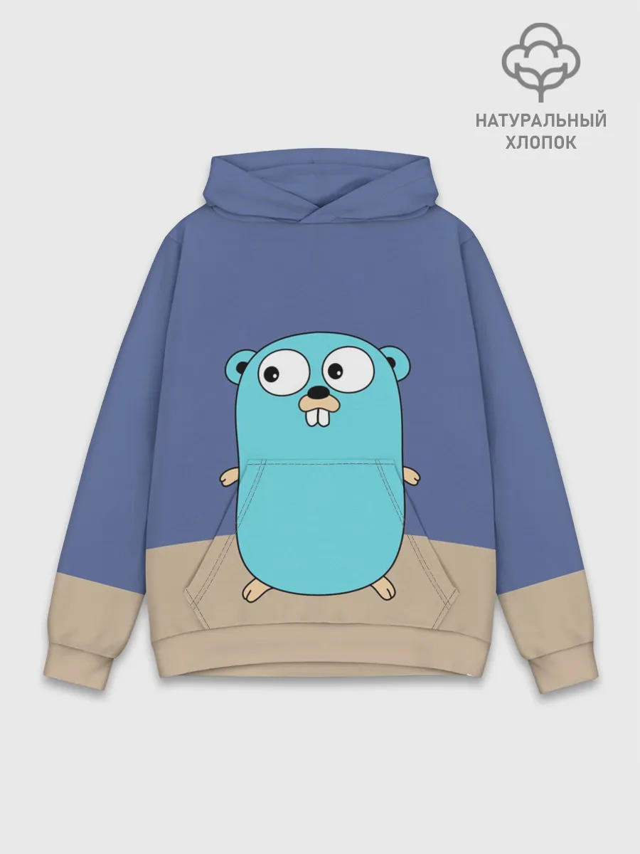 Худи мужской база хлопок / Golang