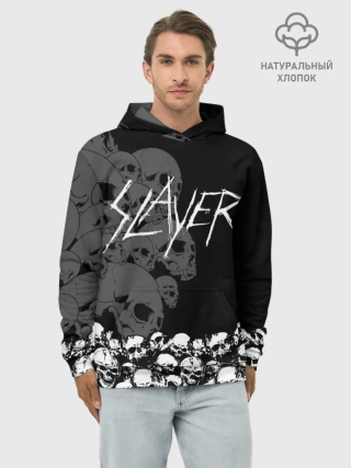 Худи мужской база хлопок / Slayer Black