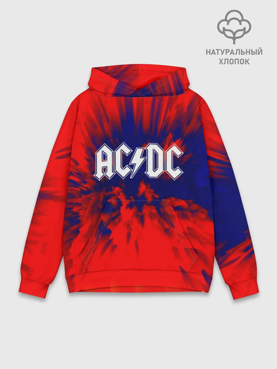 Худи мужской база хлопок / AC/DC