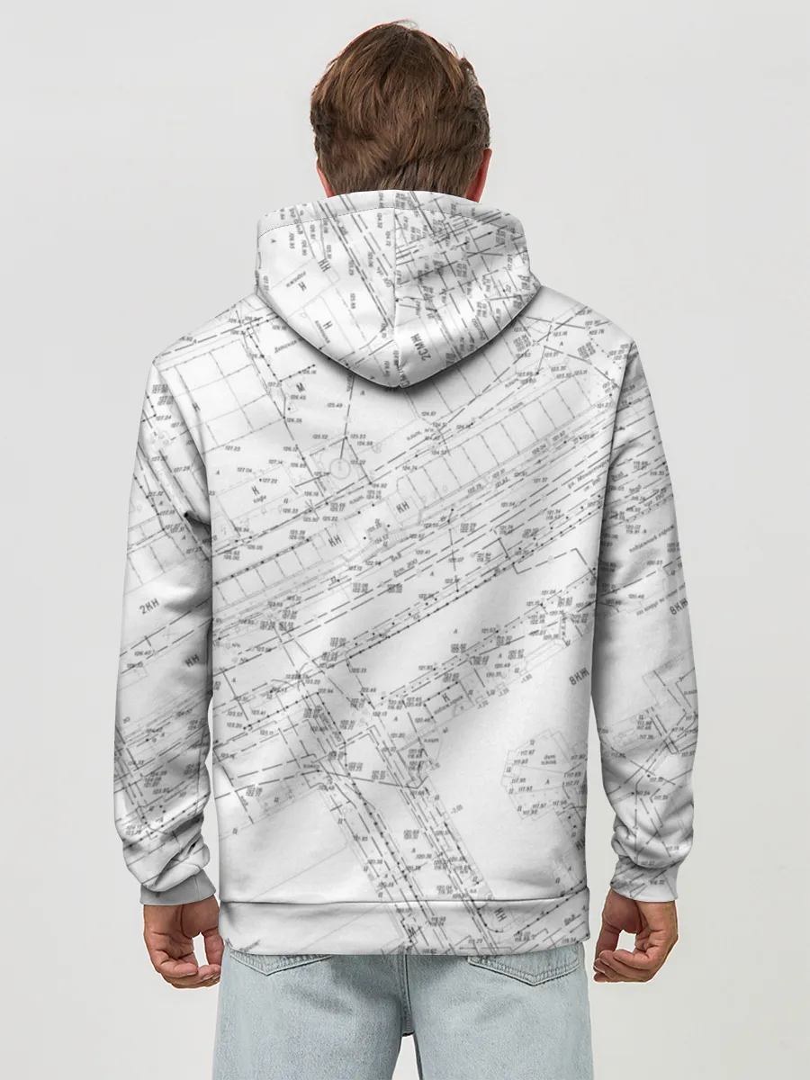 Худи мужской база хлопок / Топография_01